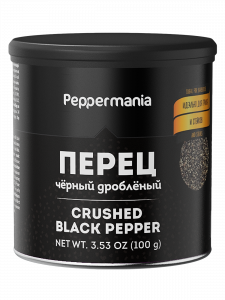 Peppermania Перец Черный дробленый 100г