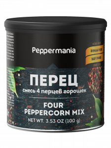 Peppermania Приправа Смесь 4 перцев горошек 100г