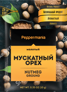 Peppermania Мускатный орех дробленый 10г