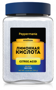 Peppermania Лимонная кислота пищевая 330г